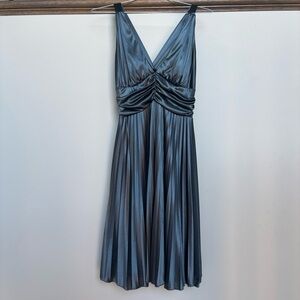 My Michelle V-Neck Midi Dress, Halter Dress - Size Small